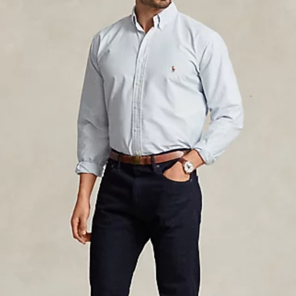 Polo Ralph Lauren Striped Oxford Shirt 4XB - Picture 4 of 7